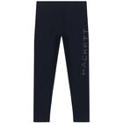 Boys Navy Logo Joggers, 1, hi-res