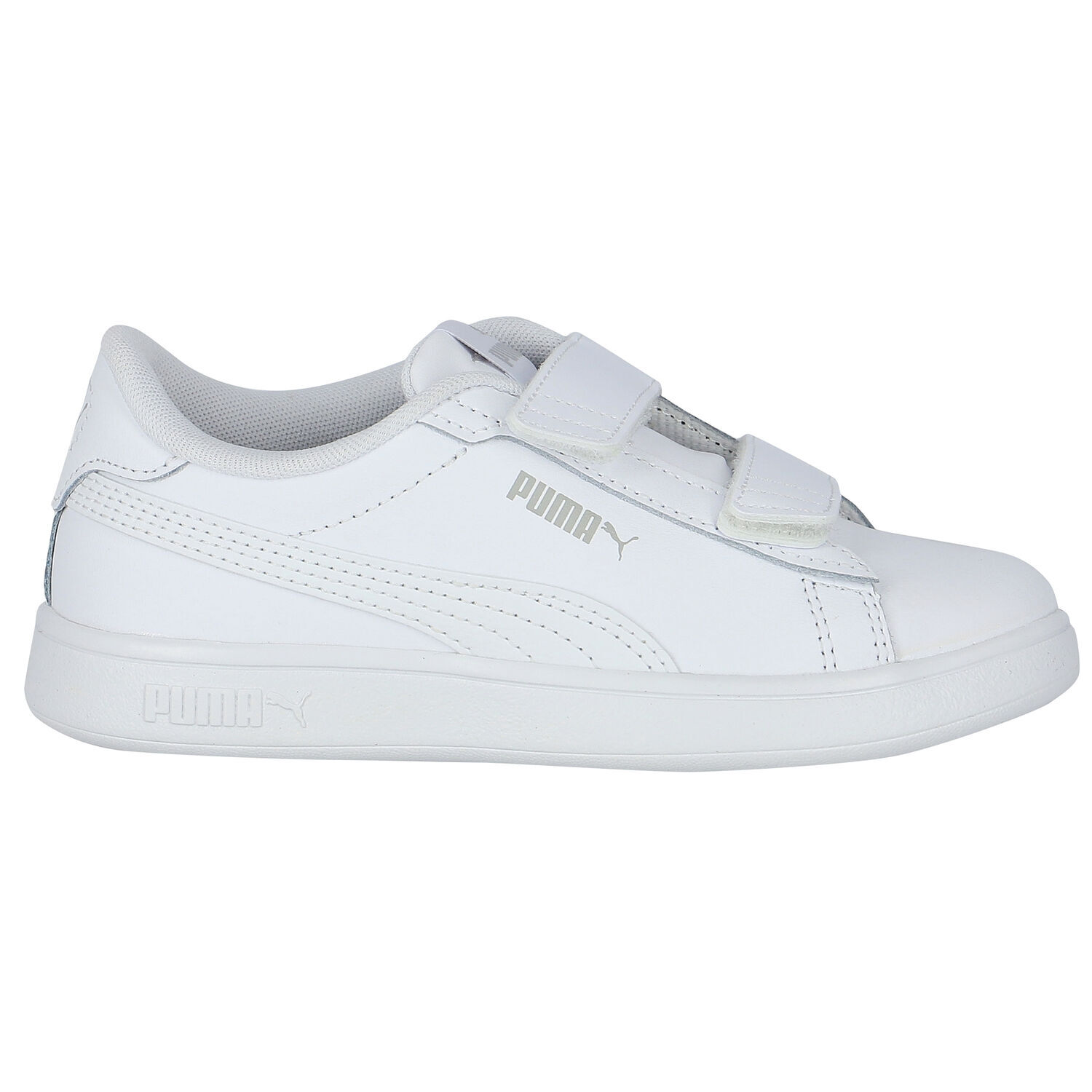 White Logo Trainers, 1, hi-res