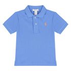 Baby Boys Blue & Orange Shorts Set, 1, hi-res