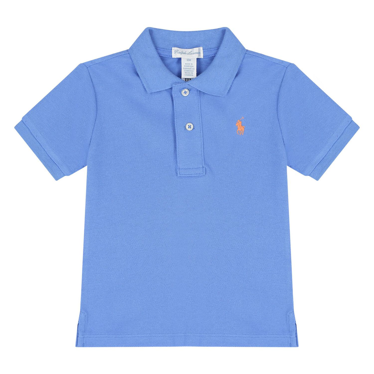 Baby Boys Blue & Orange Shorts Set, 1, hi-res