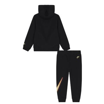 Boys Black Logo Tracksuit