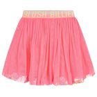 Girls Pink Seashells Tulle Skirt, 1, hi-res