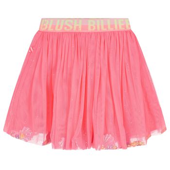 Girls Pink Seashells Tulle Skirt