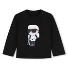 Younger Boys Blue Ikonik Karl Tracksuit Set, 1, hi-res