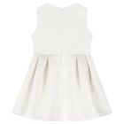 Girls Ivory Embellished Dress, 1, hi-res