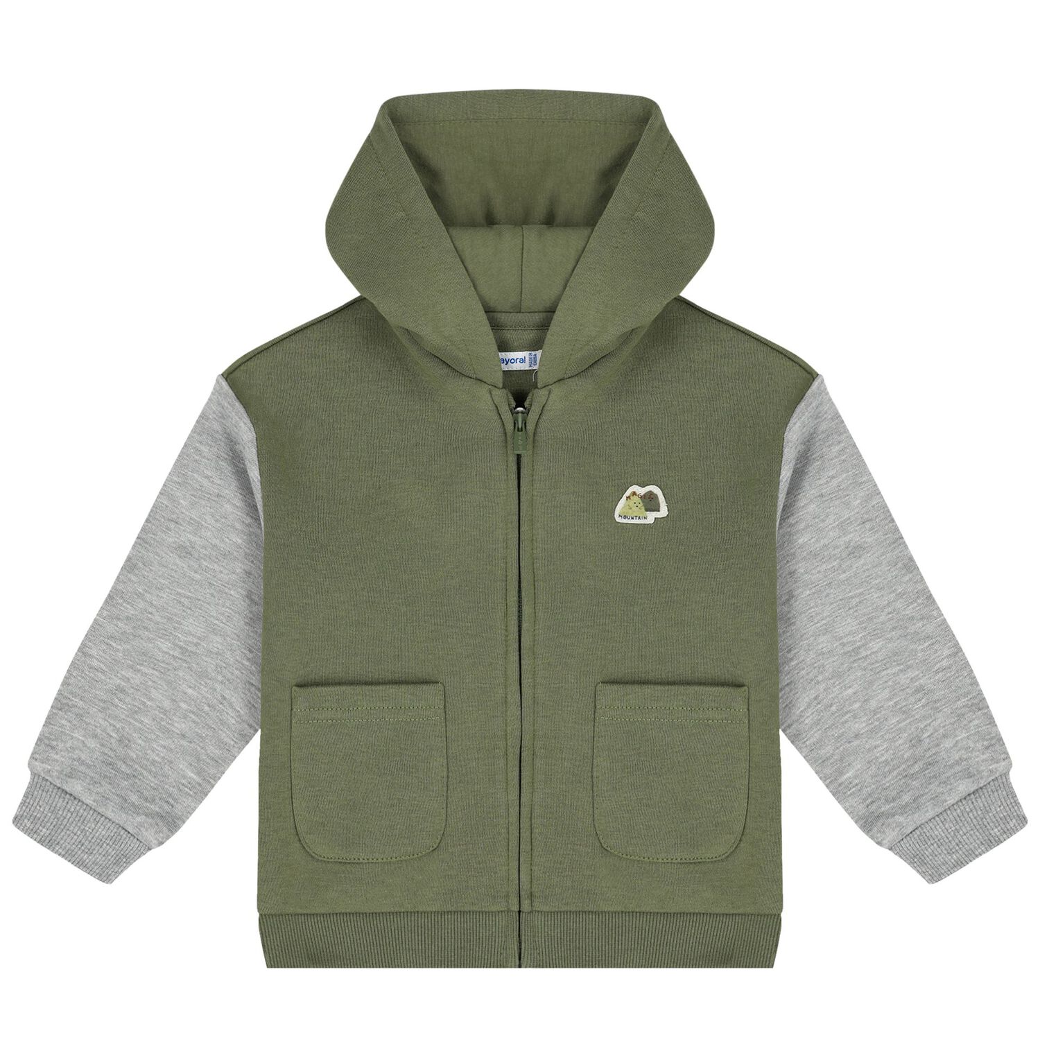 Younger Boys Green & White 3 Piece Tracksuit, 1, hi-res