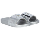 Girls Silver Choupette Sliders, 1, hi-res