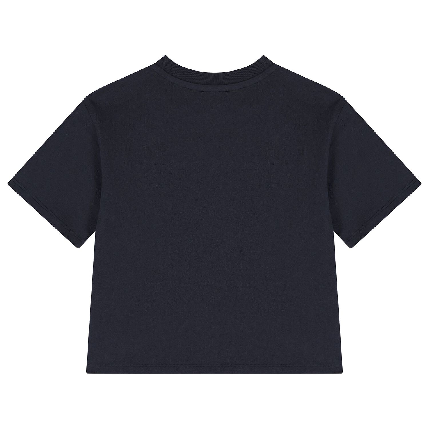 Girls Navy Blue Logo T-Shirt, 1, hi-res