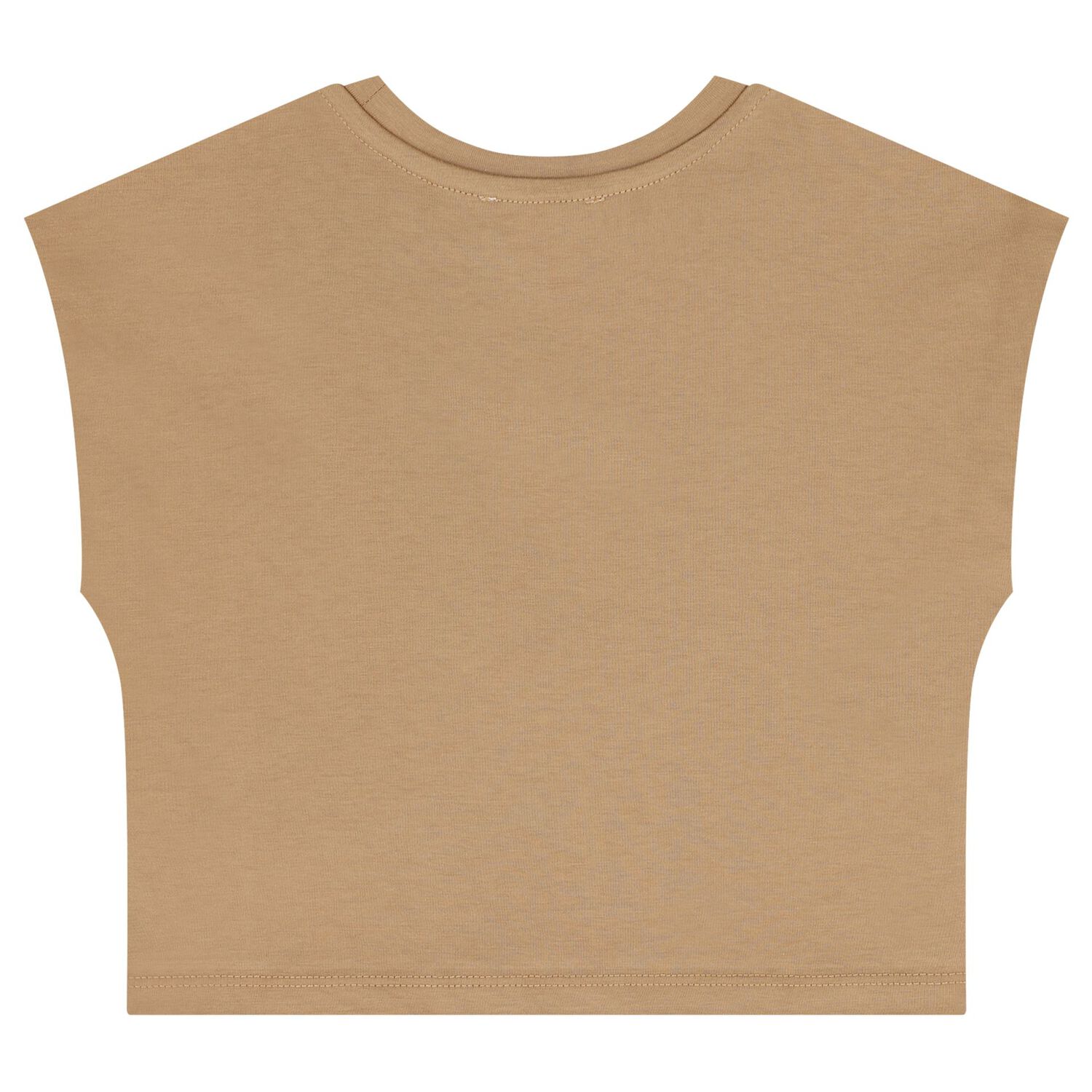 Girls Brown Logo T-Shirt, 2, hi-res