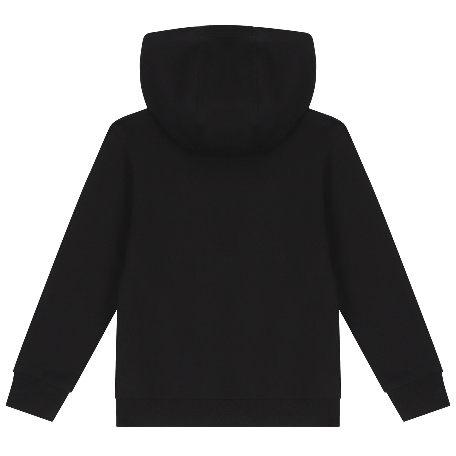 Boys Black Logo Hooded Top, 1, hi-res image number null