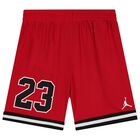 Boys White & Red Jordan Logo Shorts Set, 1, hi-res