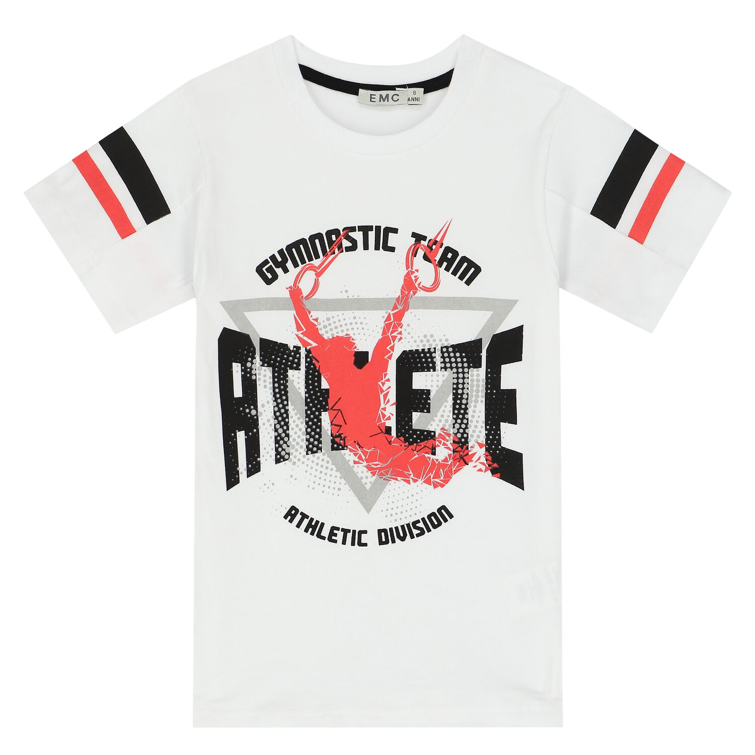 Boys White and Grey Shorts Set, 1, hi-res