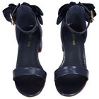 Girls Navy Blue Sandals, 5, hi-res
