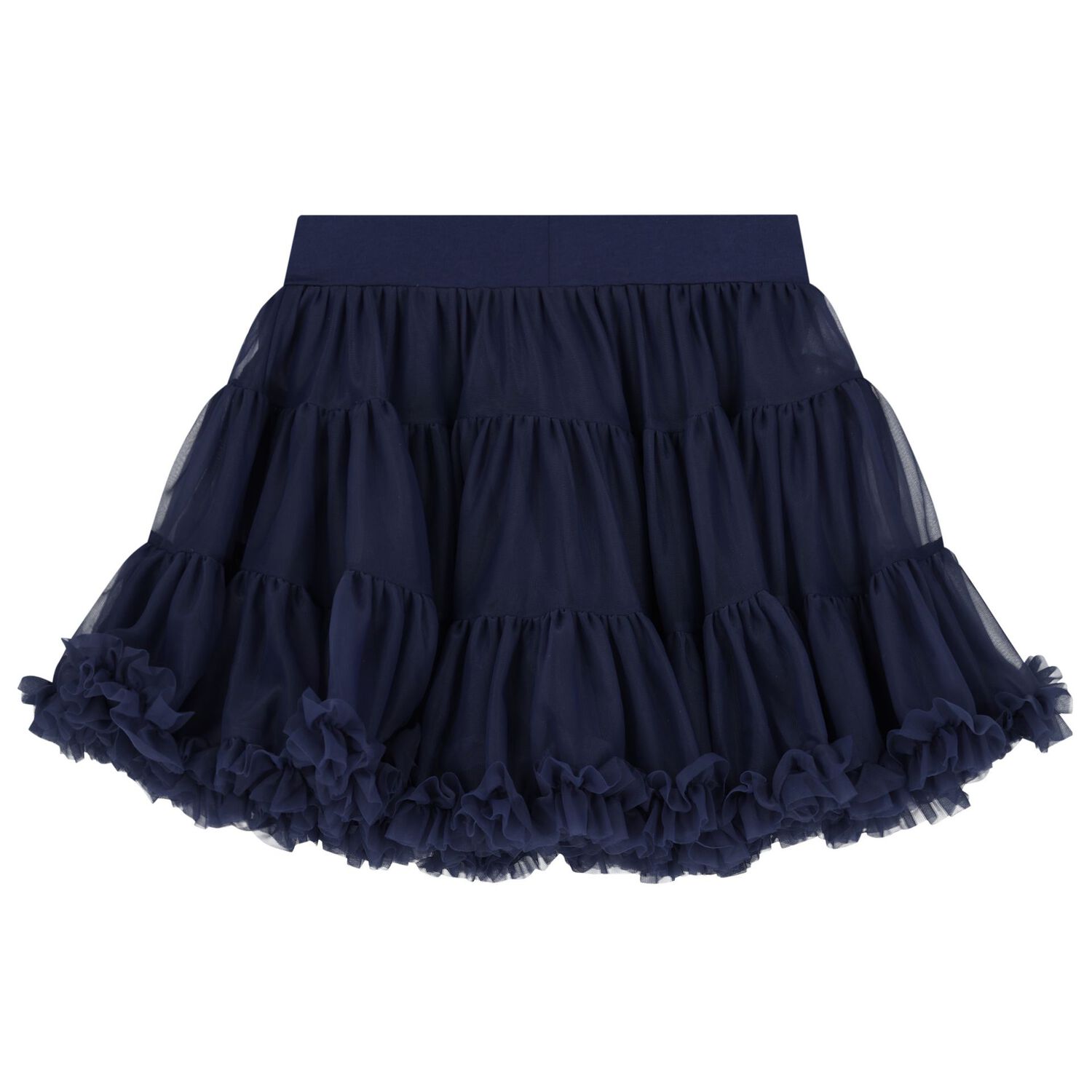 Girls Navy Blue Tulle Skirt, 4, hi-res image number null