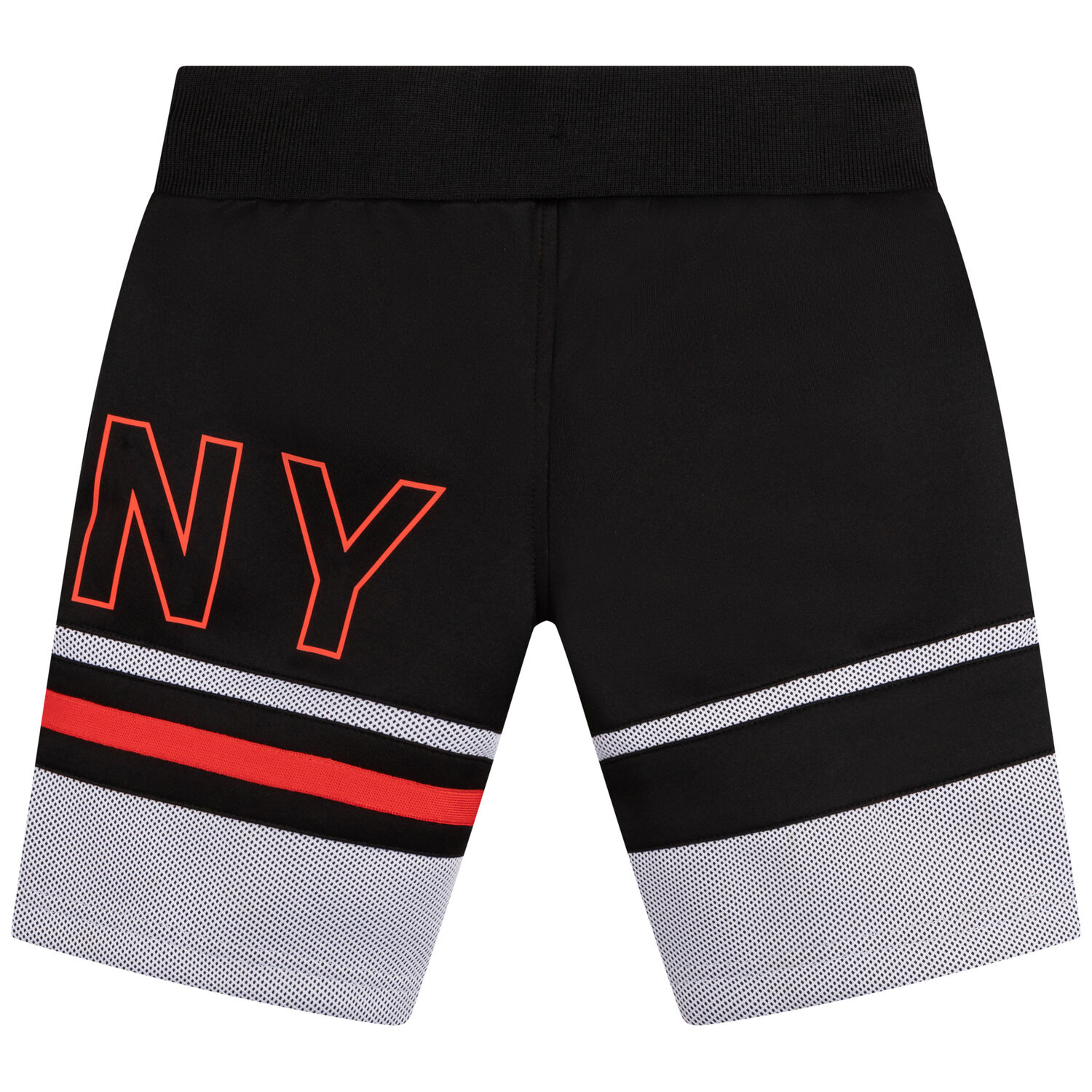Boys Black & White Logo Shorts, 1, hi-res image number null