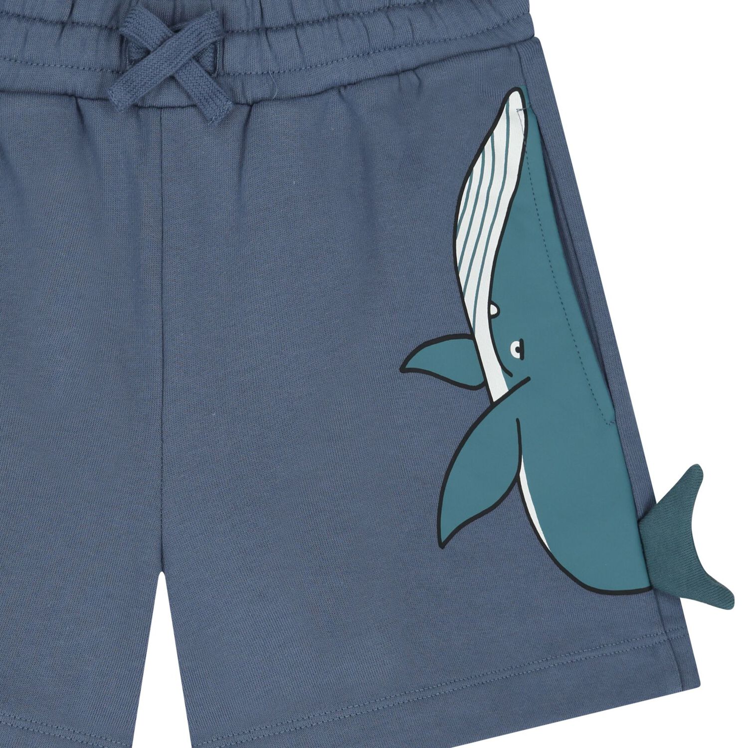 Boys Blue Whale Shorts , 1, hi-res