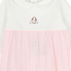 Baby Girls Ivory & Pink Babygrows ( 2-Pack ), 1, hi-res