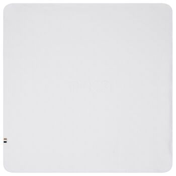 White Logo Baby Blanket