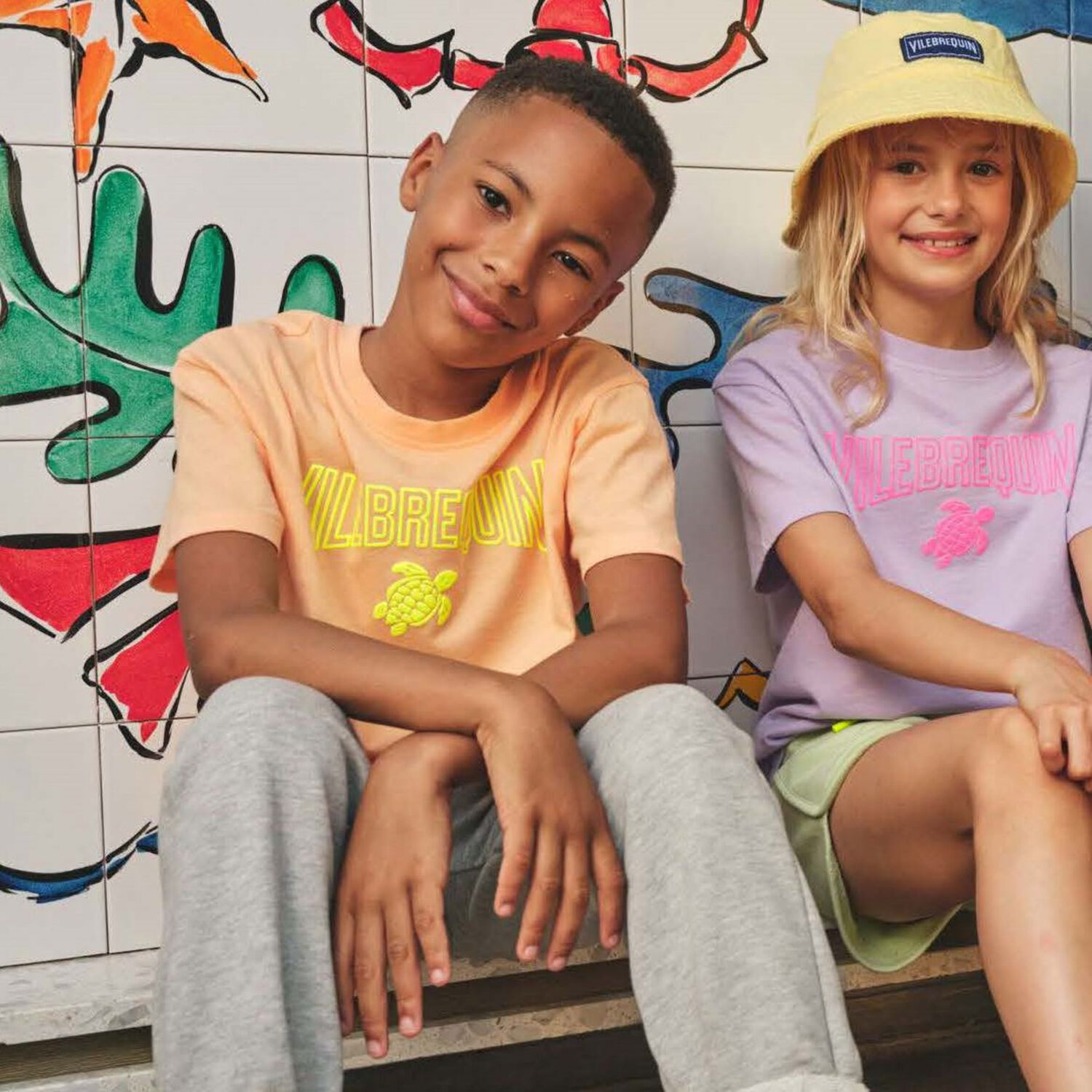 Boys Orange Logo T-Shirt, 1, hi-res