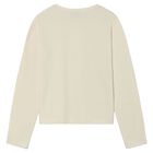 Girls Beige Embellished Long Sleeve Top, 3, hi-res