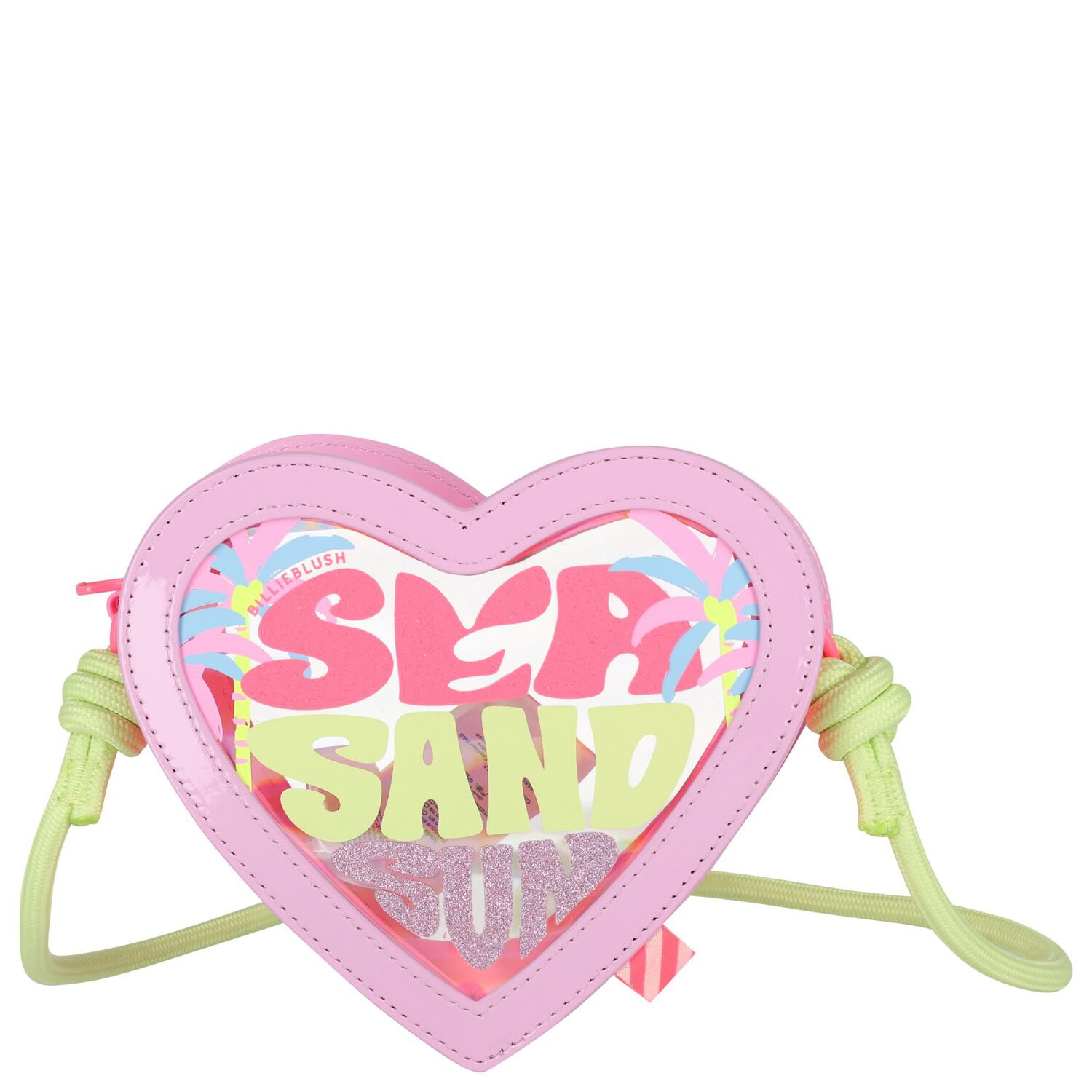 Girls Pink Heart Handbag, 1, hi-res