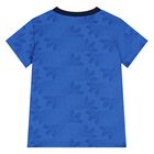 Younger Blue Logo Shorts Set, 1, hi-res