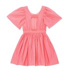Girls Pink Flared Cally Dress, 1, hi-res