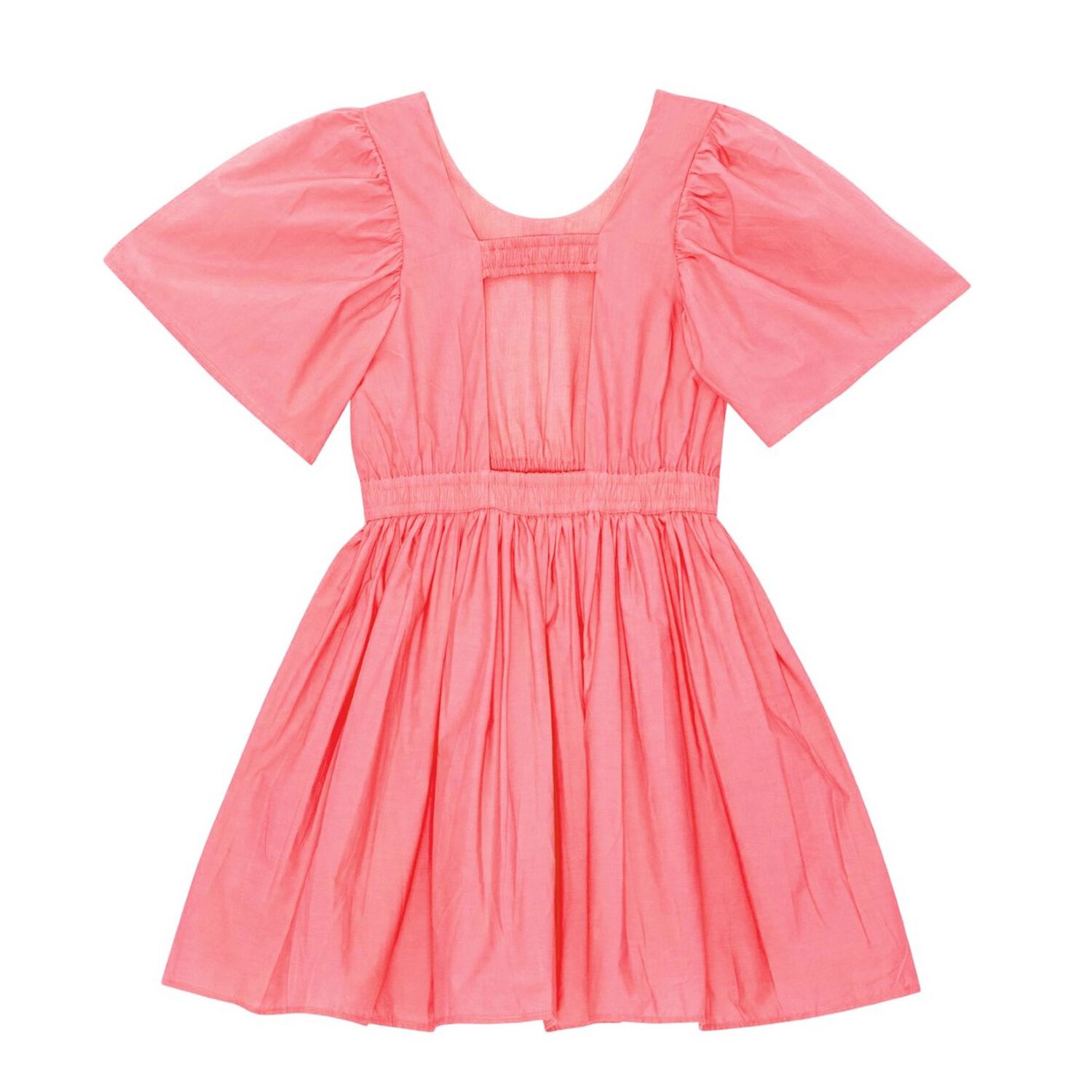 Girls Pink Flared Cally Dress, 1, hi-res