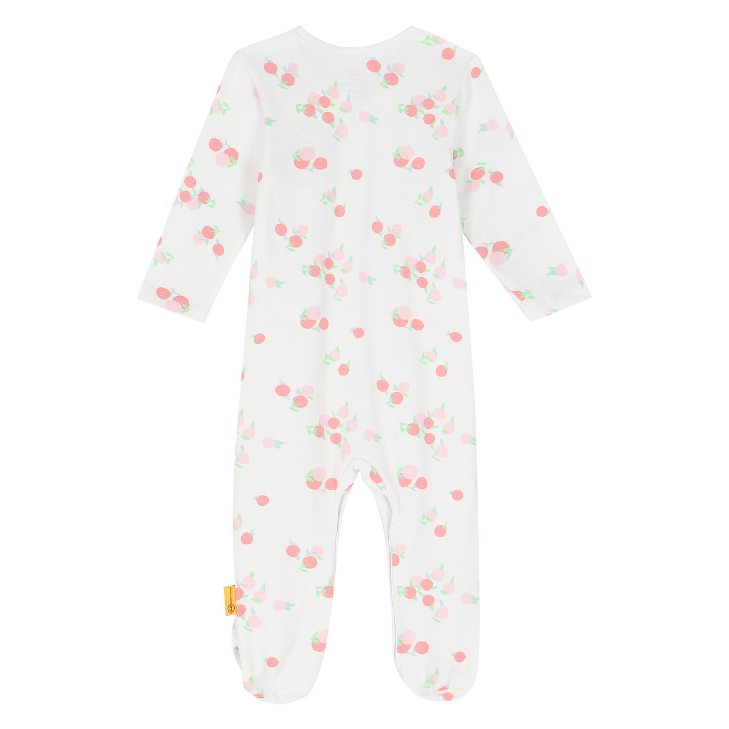 Baby Girls White Cherry Babygrow, 1, hi-res image number null