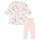 Younger Girls Pink Logo Leggings Set, 1, hi-res