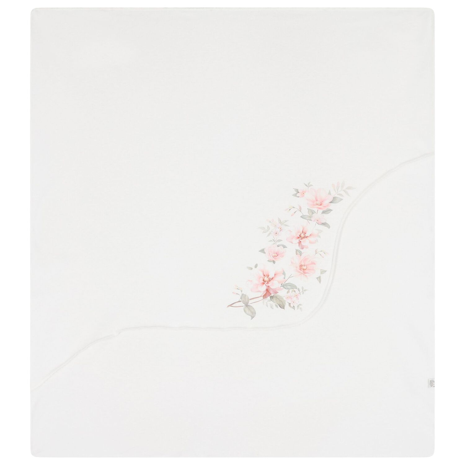 Baby Girls Ivory Floral Blanket Set, 1, hi-res image number null