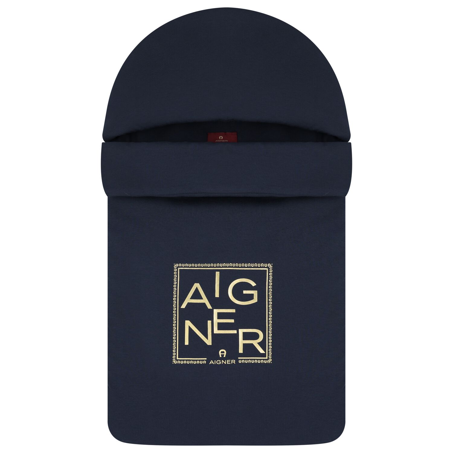 Baby Boys Navy Blue & Gold Logo Nest, 3, hi-res