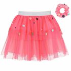 Girls Pink Tulle Skirt, 1, hi-res