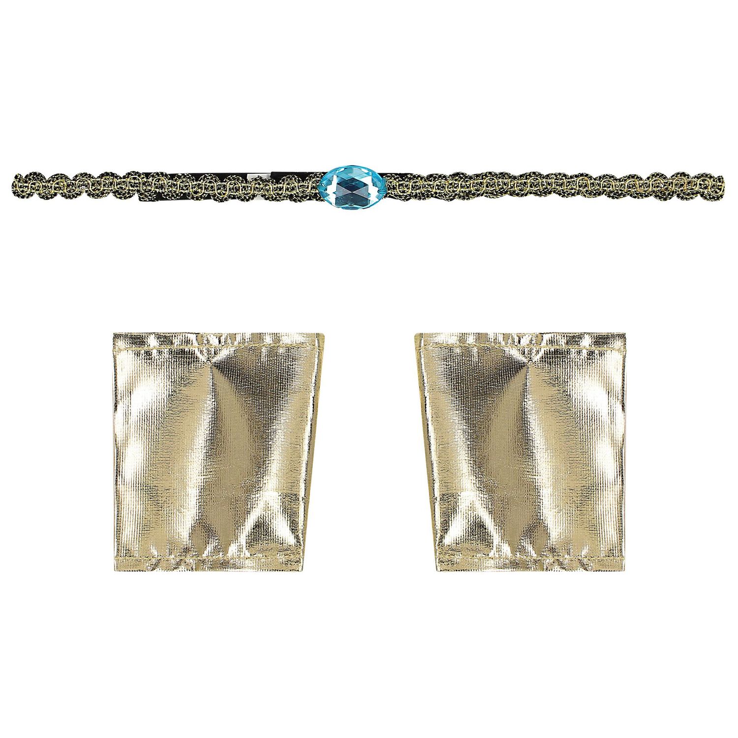 Girls Black & Gold Egyptian Pharoah Costume, 1, hi-res