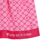 Girls Pink Logo Dress, 1, hi-res