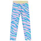 Girls Pink & Blue Leggings, 1, hi-res