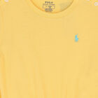 Girls Yellow Logo Playsuit, 1, hi-res
