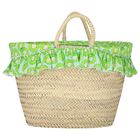 Girls Beige Kiwi Beach Bag, 1, hi-res