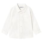 Baby Boys White Shirt, 1, hi-res