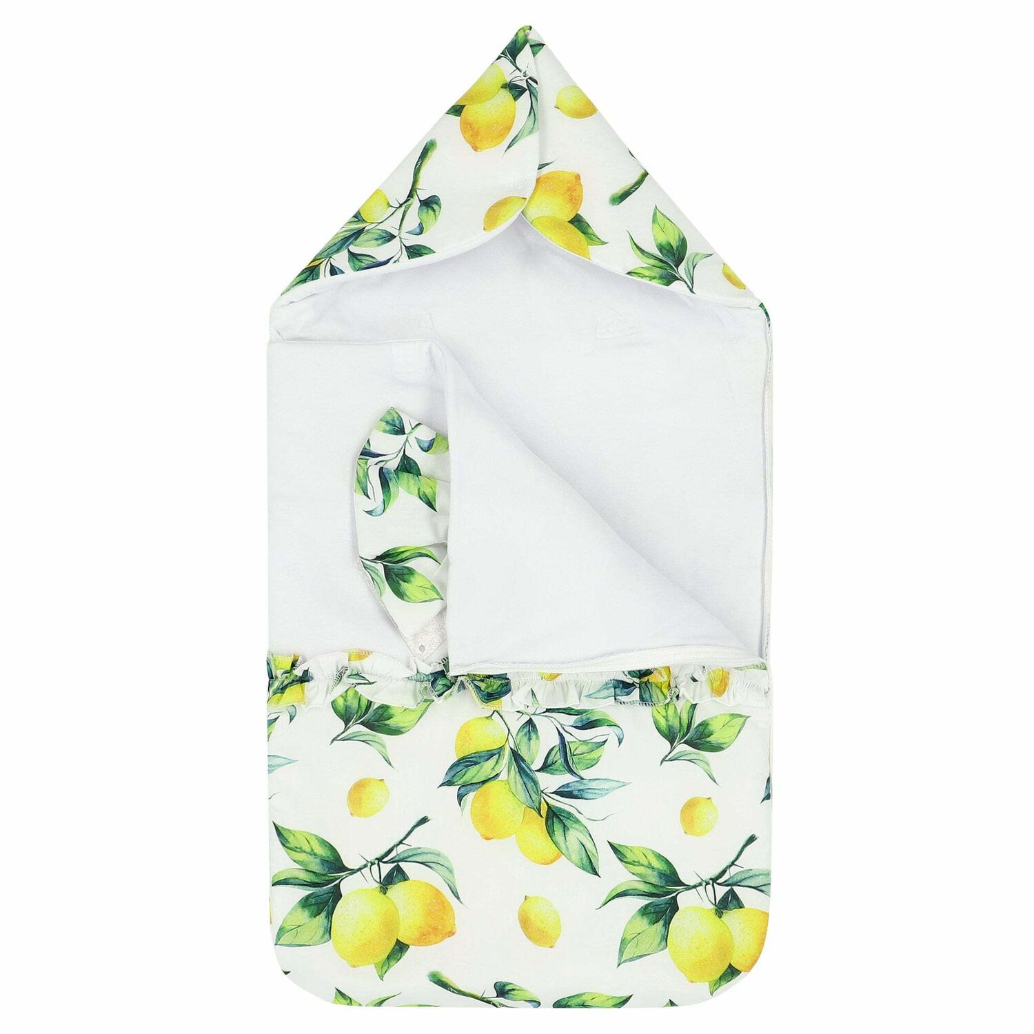 Baby Girls White Lemon Baby Nest, 1, hi-res image number null