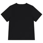 Boys Black EKD Logo T-Shirt, 1, hi-res