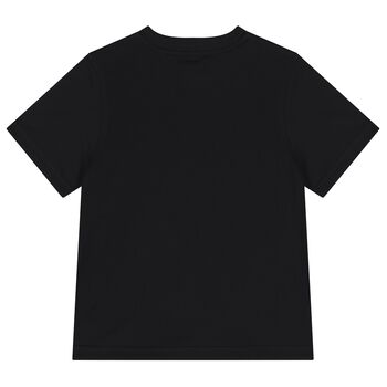 Boys Black EKD Logo T-Shirt