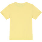 Younger Boys Yellow Logo T-Shirt, 5, hi-res