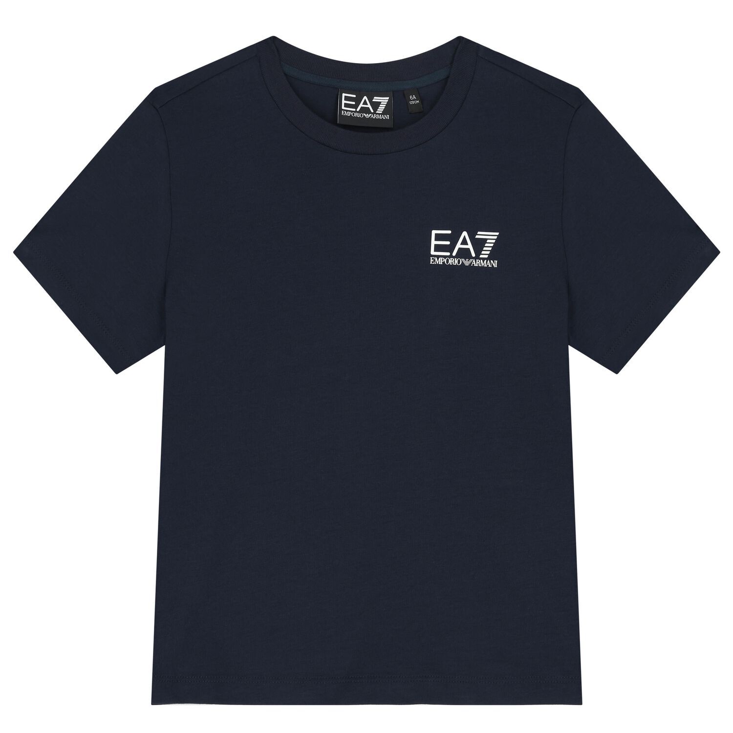 Boys Navy Blue Logo T-Shirt, 2, hi-res image number null
