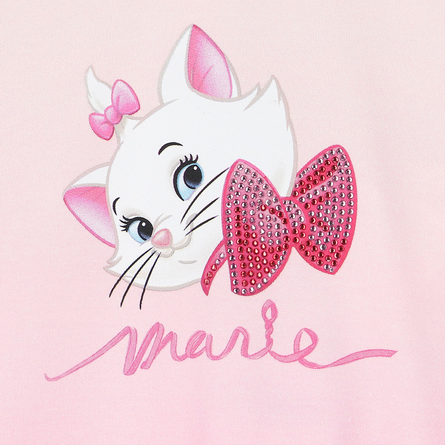 Younger Girls Pink Marie Embellished Dress, 1, hi-res