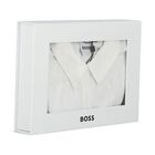 Baby Girls White Logo Dress Set, 1, hi-res