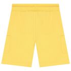 Boys White & Yellow Shorts Set, 4, hi-res