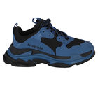 Black & Blue Triple S Trainers, 1, hi-res