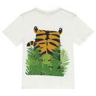 Boys Ivory Tiger T-Shirt, 1, hi-res