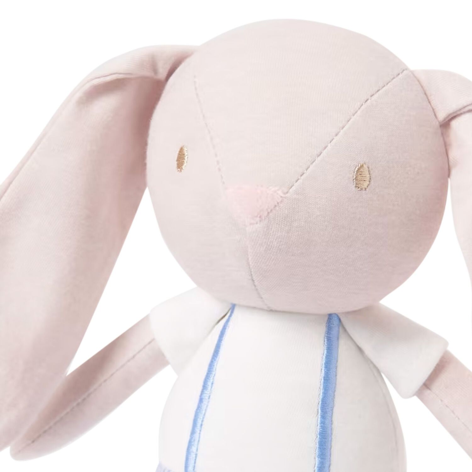 Beige, White & Blue Rabbit Toy, 2, hi-res